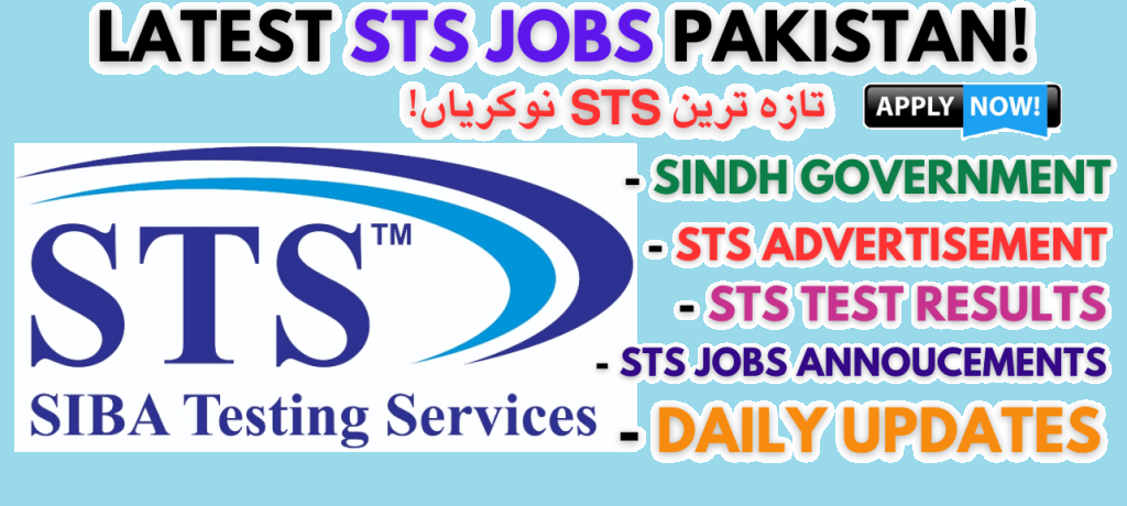 STS JST Sindh Jobs